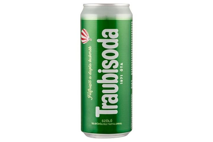 Traubisoda Grape Carbonated Soft Drink with Sugar and Sweetener 330 ml