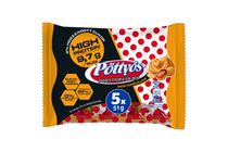 Pöttyös Protein Túró Rudi mogyoróvajas túródesszert kakaós étbevonattal 5 x 51 g (255 g)