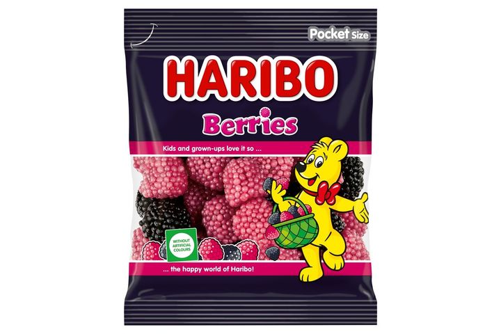 Haribo Berries želé bonbóny s ovocnou příchutí | 100 g