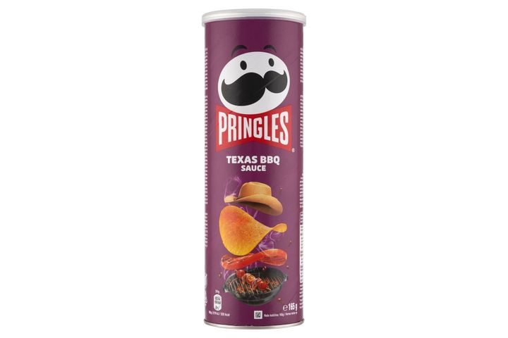 Pringles texasi barbecue szósz ízesítésű sós snack 165 g