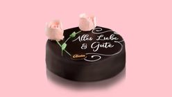 Glückwunschtorte ‚Alles Liebe und Gute‘