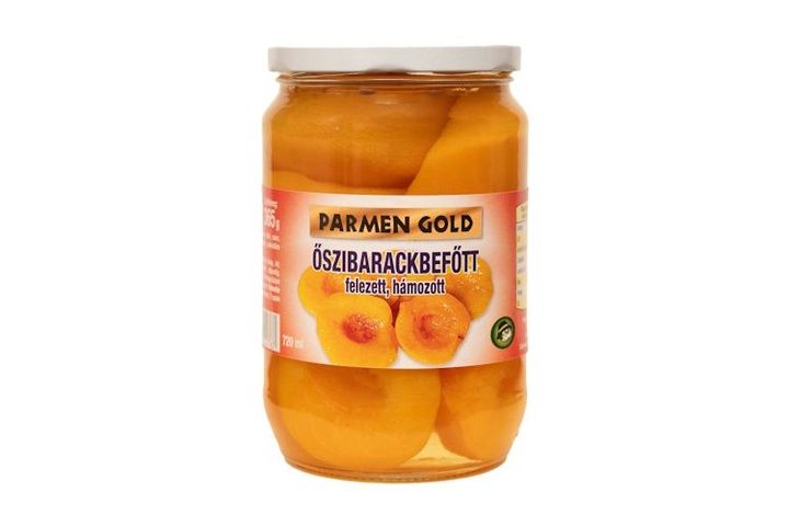 Parmen Gold Őszibarack befőtt 720 ml