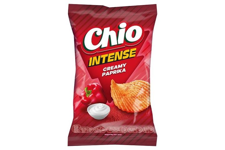 Chio Intense tejfölös-paprikás ízű burgonyachips 55 g