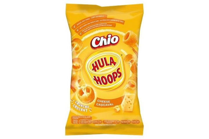 Chio Hula Hoops kukoricalisztből készült snack, sajtos ízű 70 g