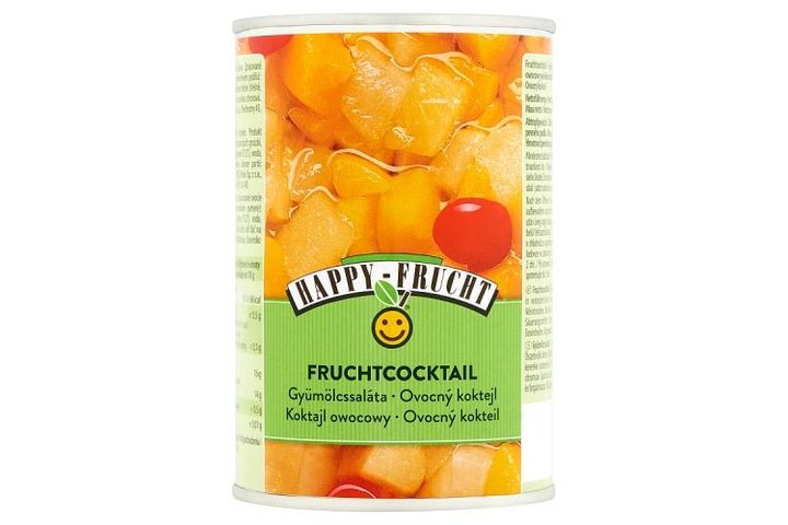 Happy Frucht gyümölcssaláta befőtt 410 g