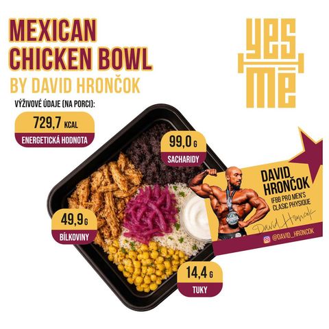 YES ME Mexican Chicken Bowl | 555 g