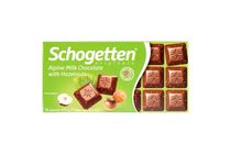 Schogetten alpesi tejcsokoládé pirított mogyoródarabokkal 100 g