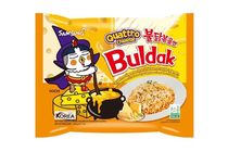 Buldak quattro sajtos, csípős instant tészta 145 g