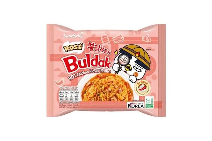 Buldak rosé csirkés, csípős instant tészta 140 g