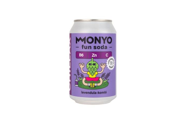 MONYO Chillax Levendula-Komló Fun Soda 0,33 l