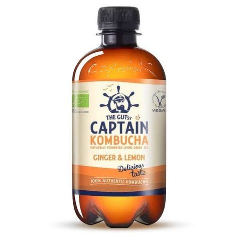 Captain Kombucha Bio Ginger & Lemon | 400 ml