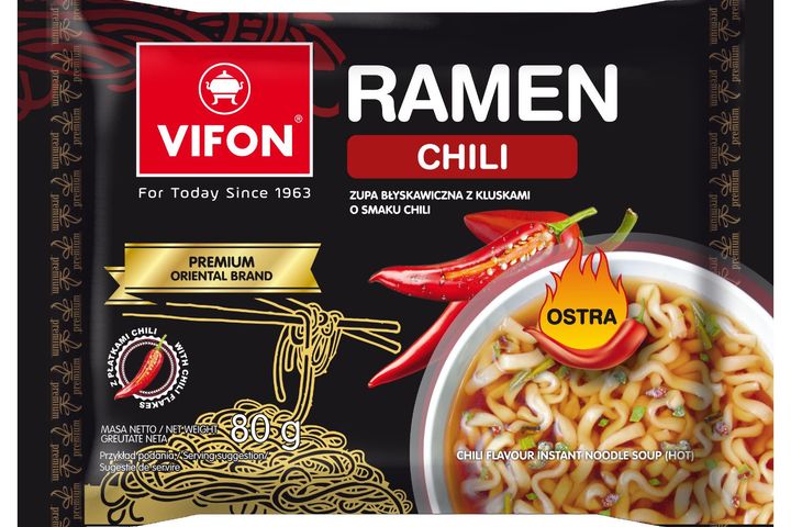 Vifon Ramen japán instant búzatésztás leves chilivel (csípős) 80g