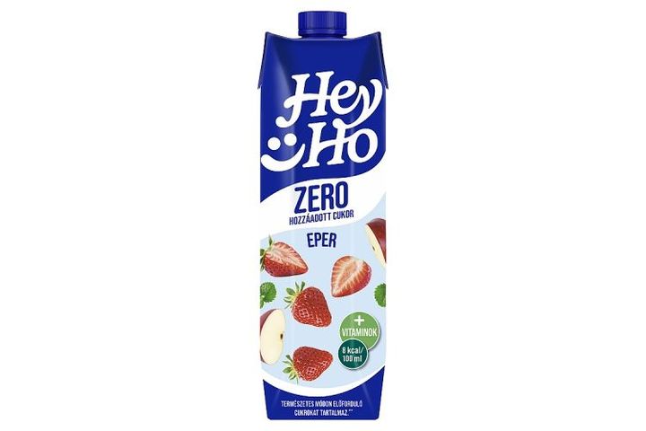 Hey-Ho Strawberry Drink with Sweeteners and 5 Vitamins 1 l