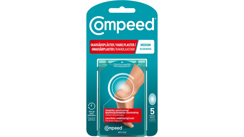 Compeed Gnagsårplast Medium | 5stk