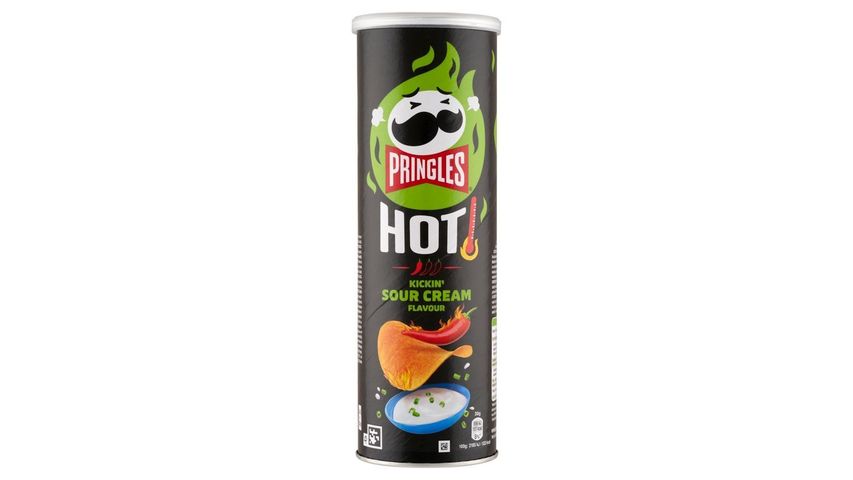 Pringles tejfölös ízesítésű sós snack 160 g