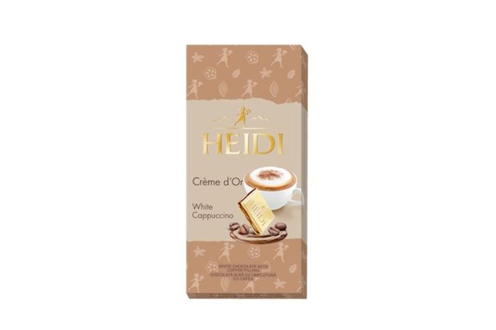Heidi Crème D'Or White Cappuccino fehér csokoládé 90g