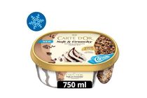 Carte d'Or Soft & Crunchy vanília ízű jégkrém kakaós szósszal 750 ml