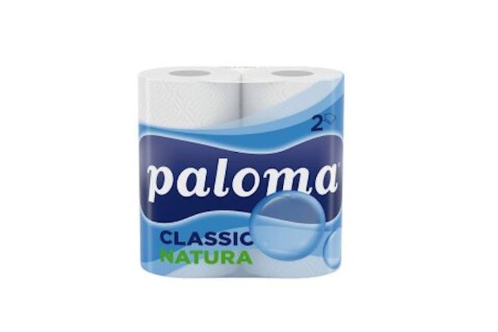 Paloma Classic Natura háztartási papírtörlő 2 rétegű 2 tekercs