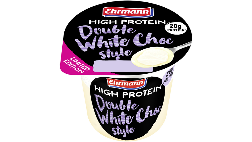 Ehrmann proteines puding dupla fehércsokis 200 g