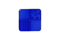 Eat Slow Live Longer Lick Mat Dimensions Rectangle kék 21x21cm
