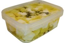 Kockázott krémfehér sajt fűszeres olajban 150 g
