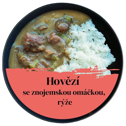 Onion Bistro Beef with Znojmo sauce, rice | 420 g