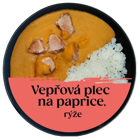 Onion Bistro Pork shoulder with peppers, rice | 450 g