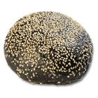 Hamburger bun black with sesame large | 120 g