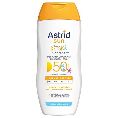 Astrid Sun Dětské mléko na opalování OF50 | 200 ml