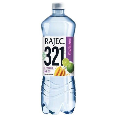 Rajec 321 mango a limetka jemně perlivá voda | 750 ml