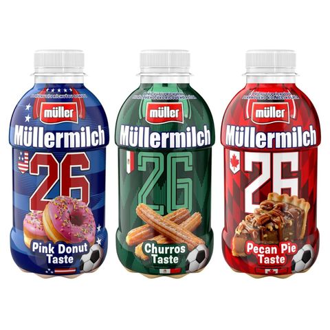 Müllermilch FootballEdition Donut/Pekan/Churros | 400 g