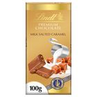 Lindt PREMIUM Mléčná čokoláda se slaným karamelem | 100 g
