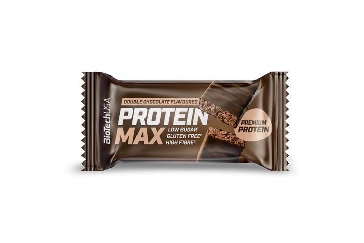 BioTech Protein Max proteinszelet 45g - dupla csokoládé