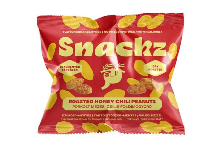 Snackz roasted peanuts with honey and chili 50g