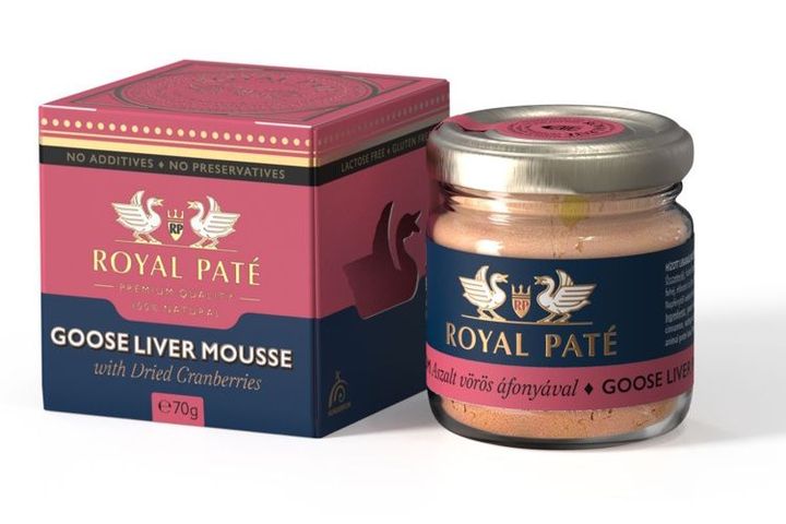 Royal Paté Prémium Libamáj Mousse - Vörösáfonyával (5 db/#)