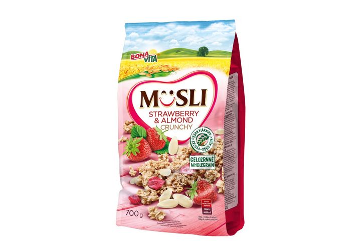Bonavita Strawberries & Almond křupavé müsli | 700 g