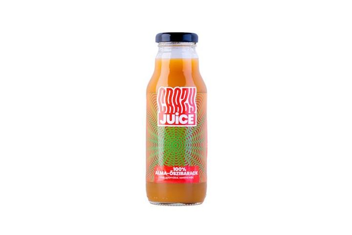 Crazy Juice 100% gyümölcslé 300ml - alma-őszibarack