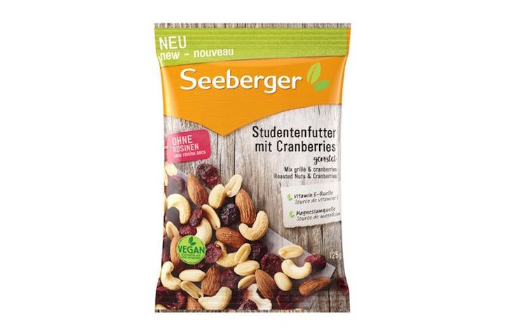 Seeberger diákcsemege aszalt áfonyával 125 g