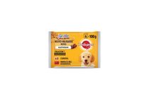 Pedigree alutasak Multipack Junior Csirke & rizs, Marha & rizs 4x100g