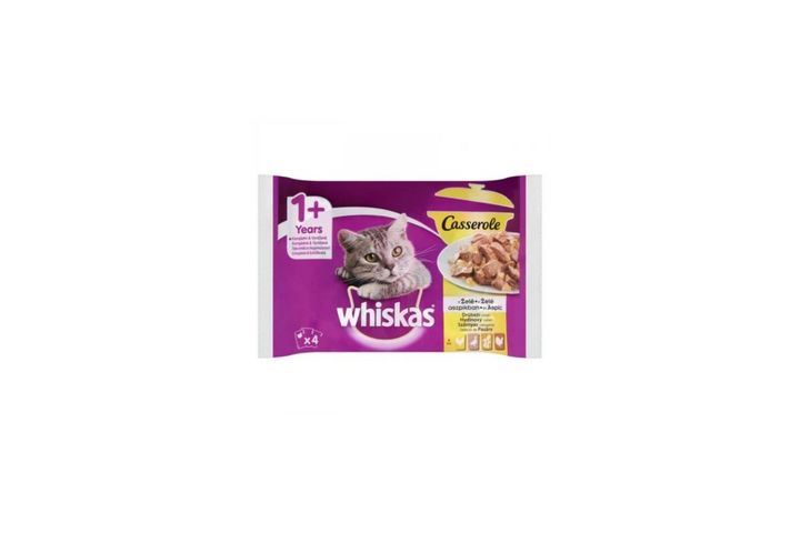Whiskas Pure Delight Pouches Poultry in Jelly | 4 x 85 g