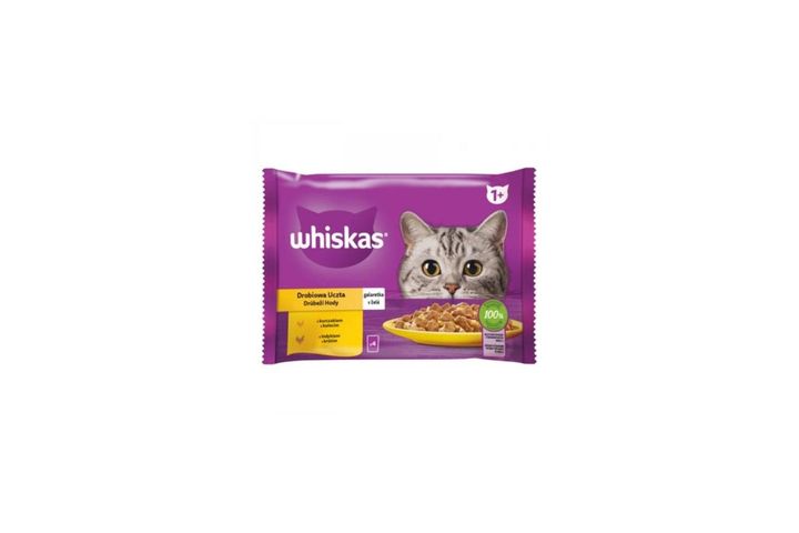 Whiskas alutasak Multipack baromfi válogatás aszpikban 4x85g
