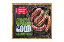 Master Good Grill Good füstölt, főtt, hámozott zöldfűszeres grillkolbász 370 g