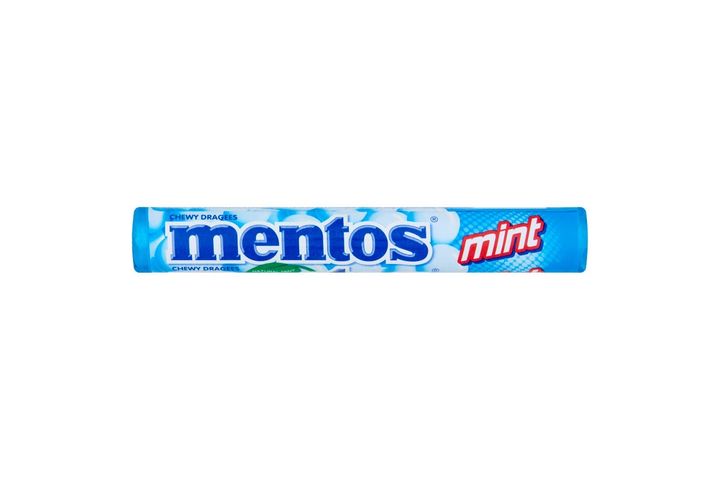 Mentos Mint Žvýkací dražé s mentolovou příchutí | 38 g