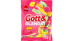 Malaco Godt&Blandet Juicy Giants | 170g