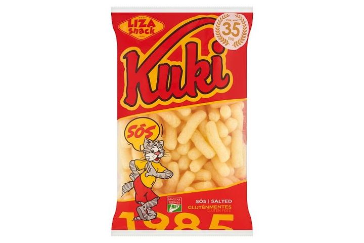 Liza Snack Kuki gluténmentes sós extrudált kukoricapehely 70 g