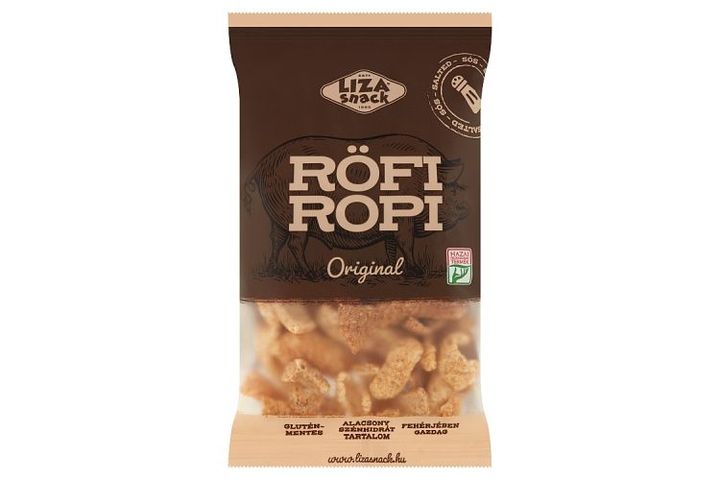 Liza Snack Original Röfi Ropi sertésbőrből készült ropogós snack 40 g