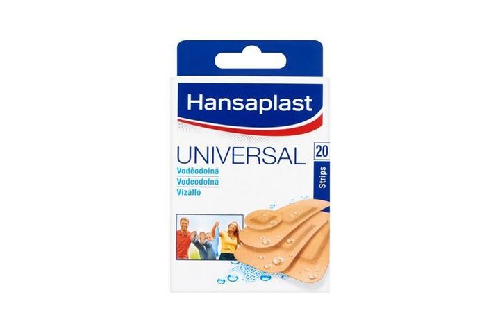 Hansaplast Universal vízálló sebtapasz kisebb sebek, horzsolások és vágások lefedésére 20 db