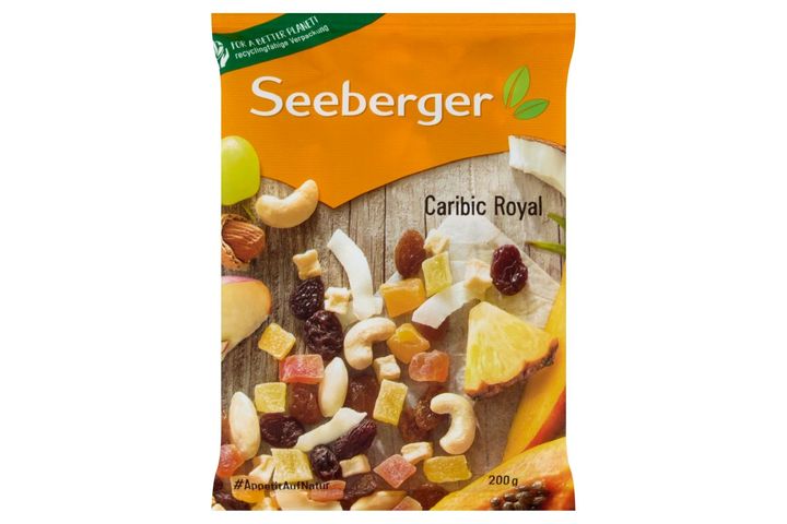 Seeberger Caribic Royal aszalt gyümölcsök és diófélék keveréke 200 g