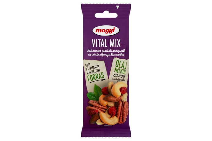 Mogyi Vital Mix szárazon pirított magvak és vörös áfonya keveréke 55 g