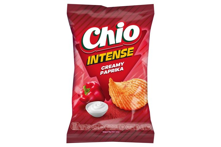 Chio Intense tejfölös-paprikás ízű burgonyachips 55 g